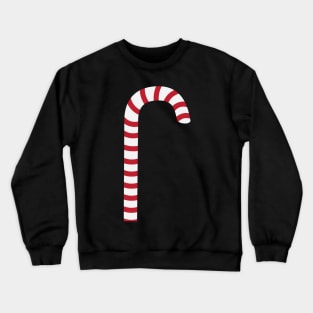 Striped candy cane, Red and White Stripes Pattern Crewneck Sweatshirt